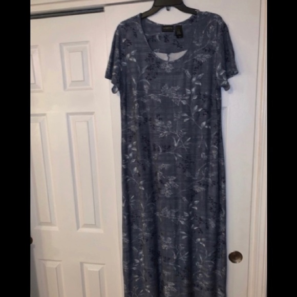 NWOT, 2 Piece Liz Claiborne Blue, Top & Dress, Size 12 - Picture 5 of 8